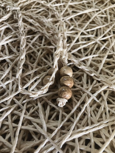 Table Placemat Set of 4 Light Beige Rope 19”x14”